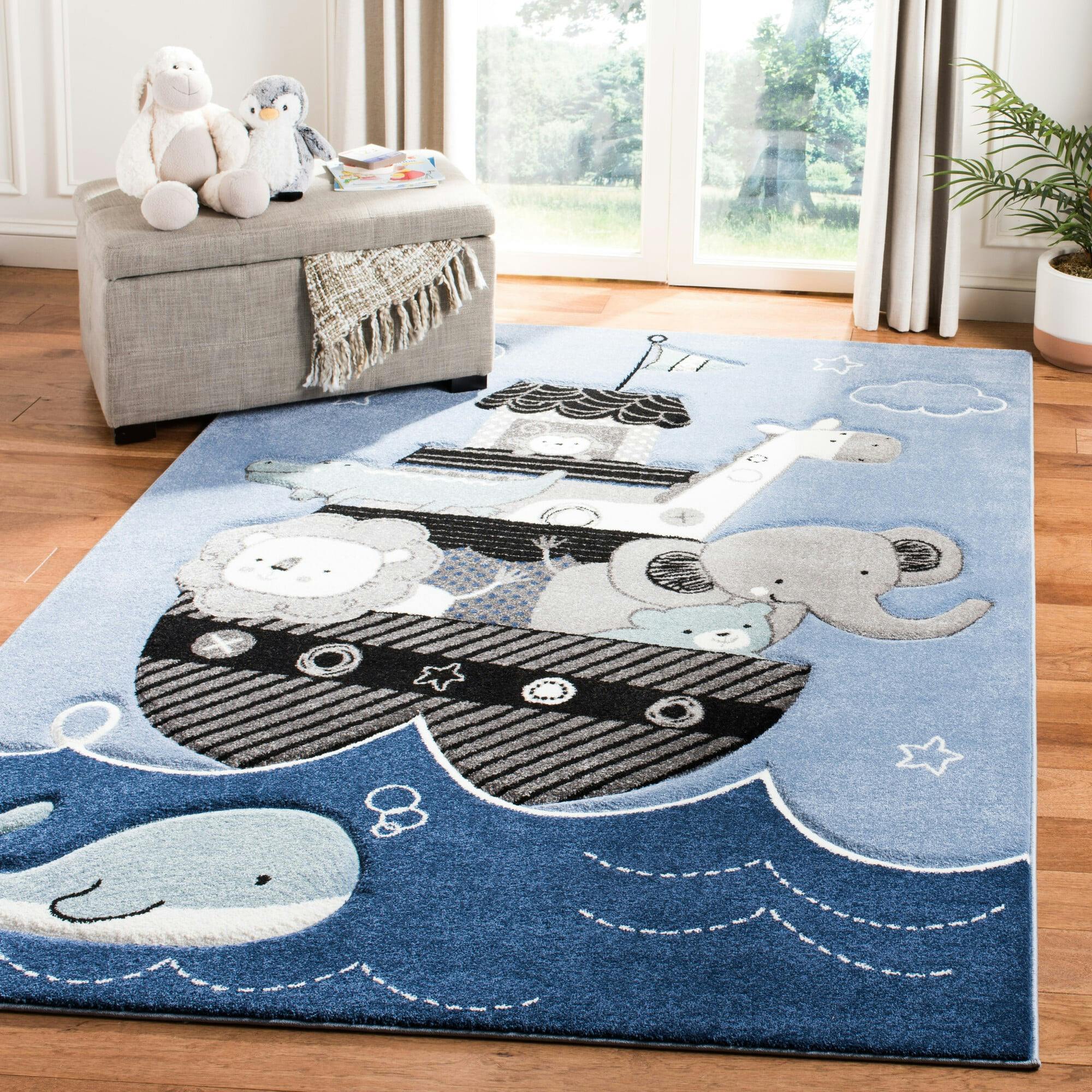 Carousel Kids Noah Rug, Blue