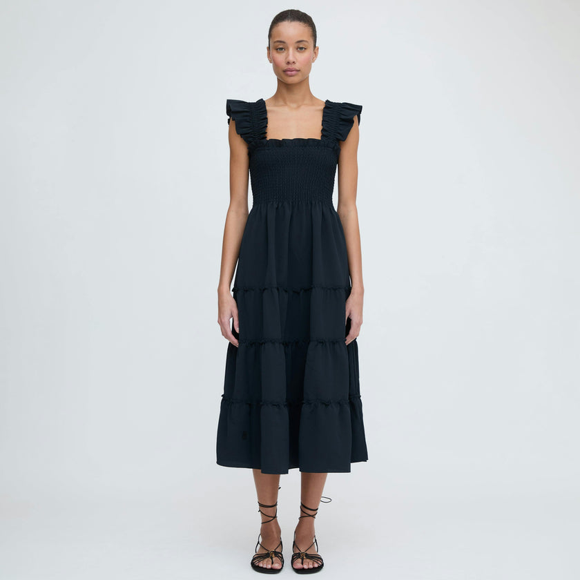 The Ellie Nap Dress - Black Crepe