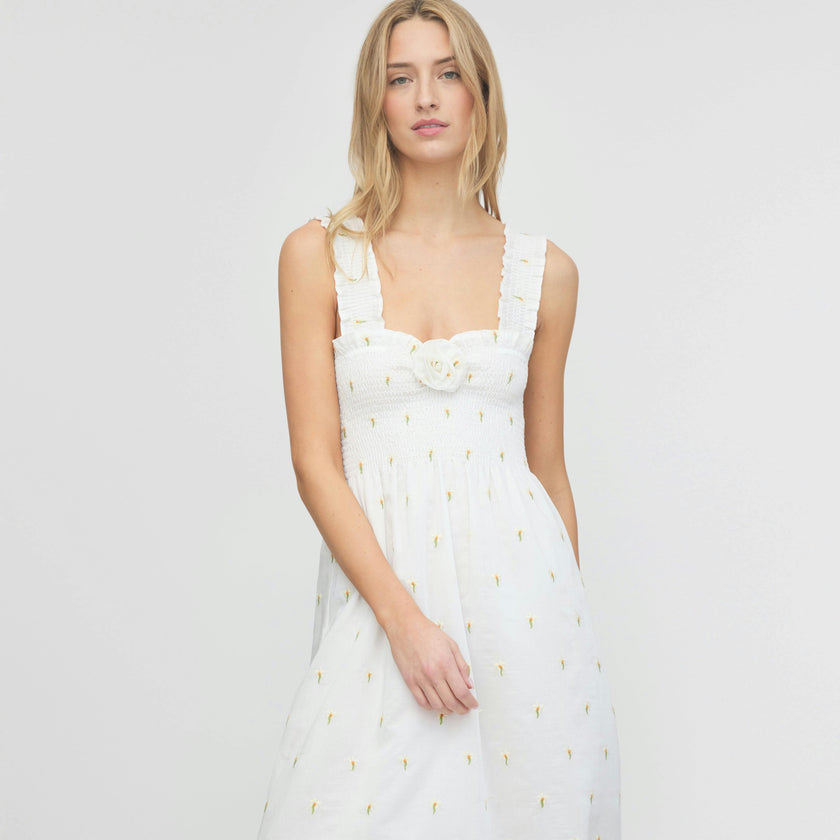 The Rosetta Nap Dress - Daisy Organza