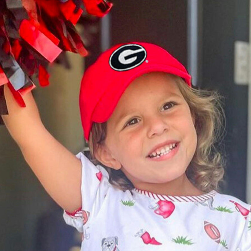 Officially Licensed Georgia Bulldogs Bow Baseball Hat (Youth)