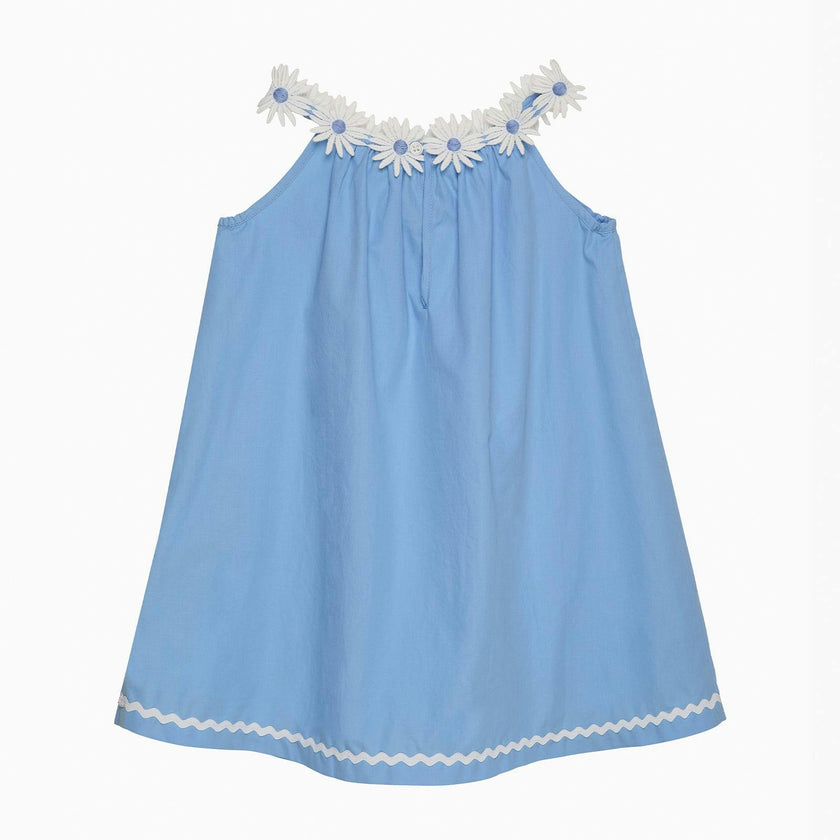 Daisy Sun Dress in Cornflower Blue