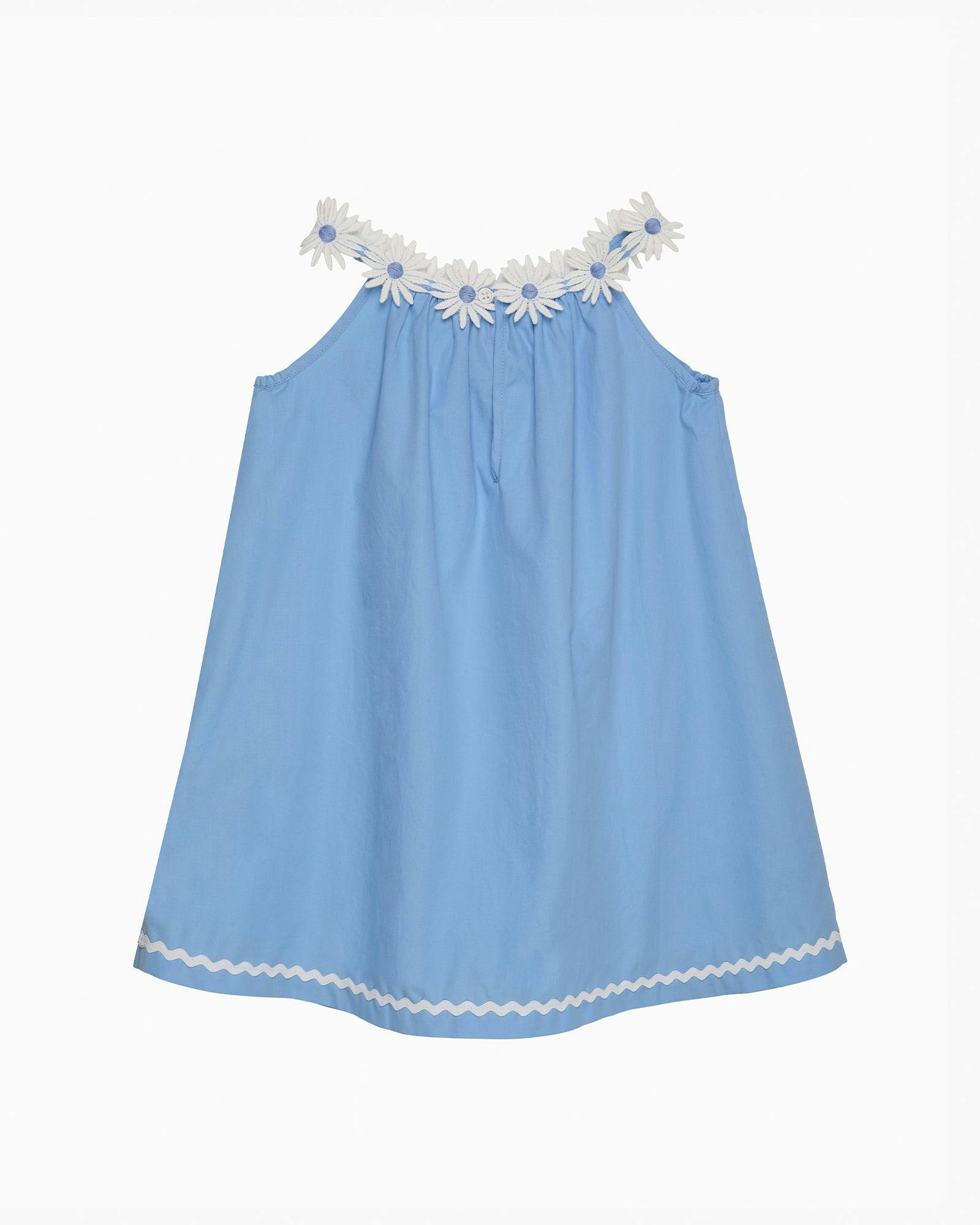 Daisy Sun Dress in Cornflower Blue