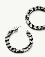 Mini Hoops in Perle Noir