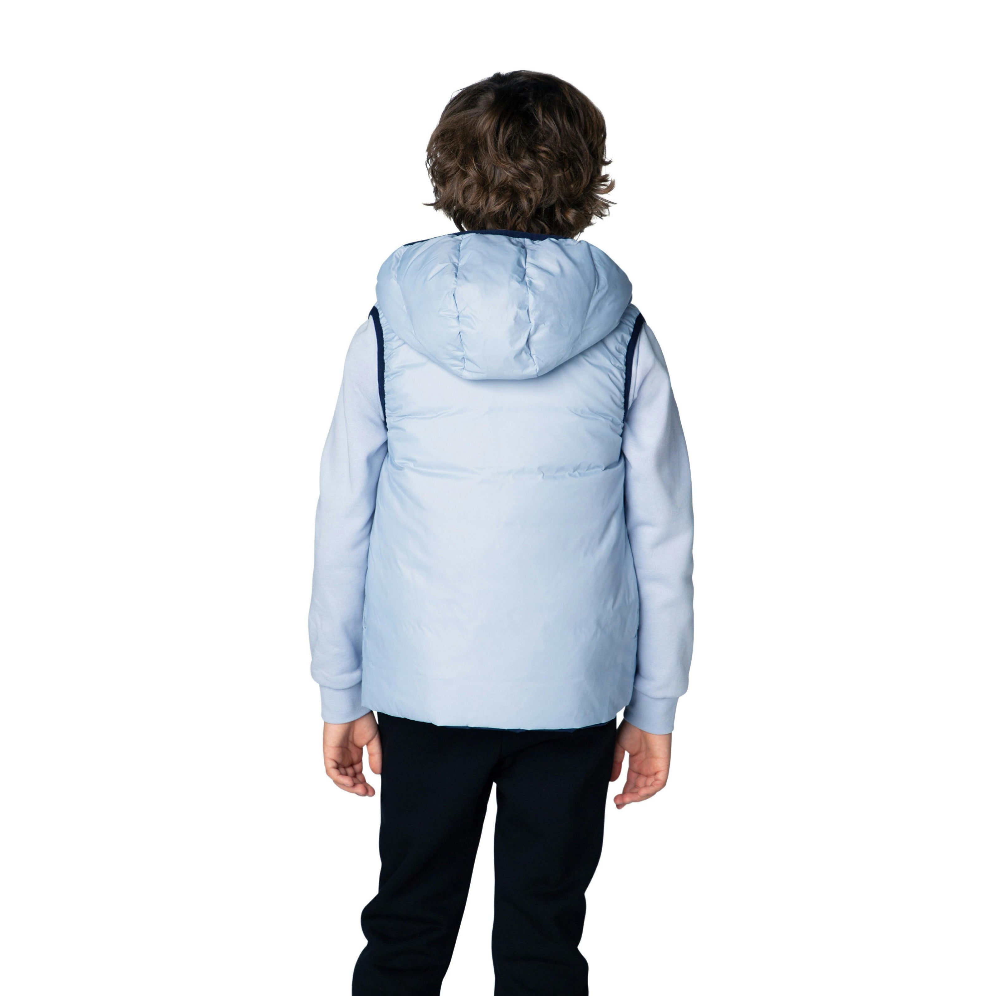 Pale Blue Reversible Vest