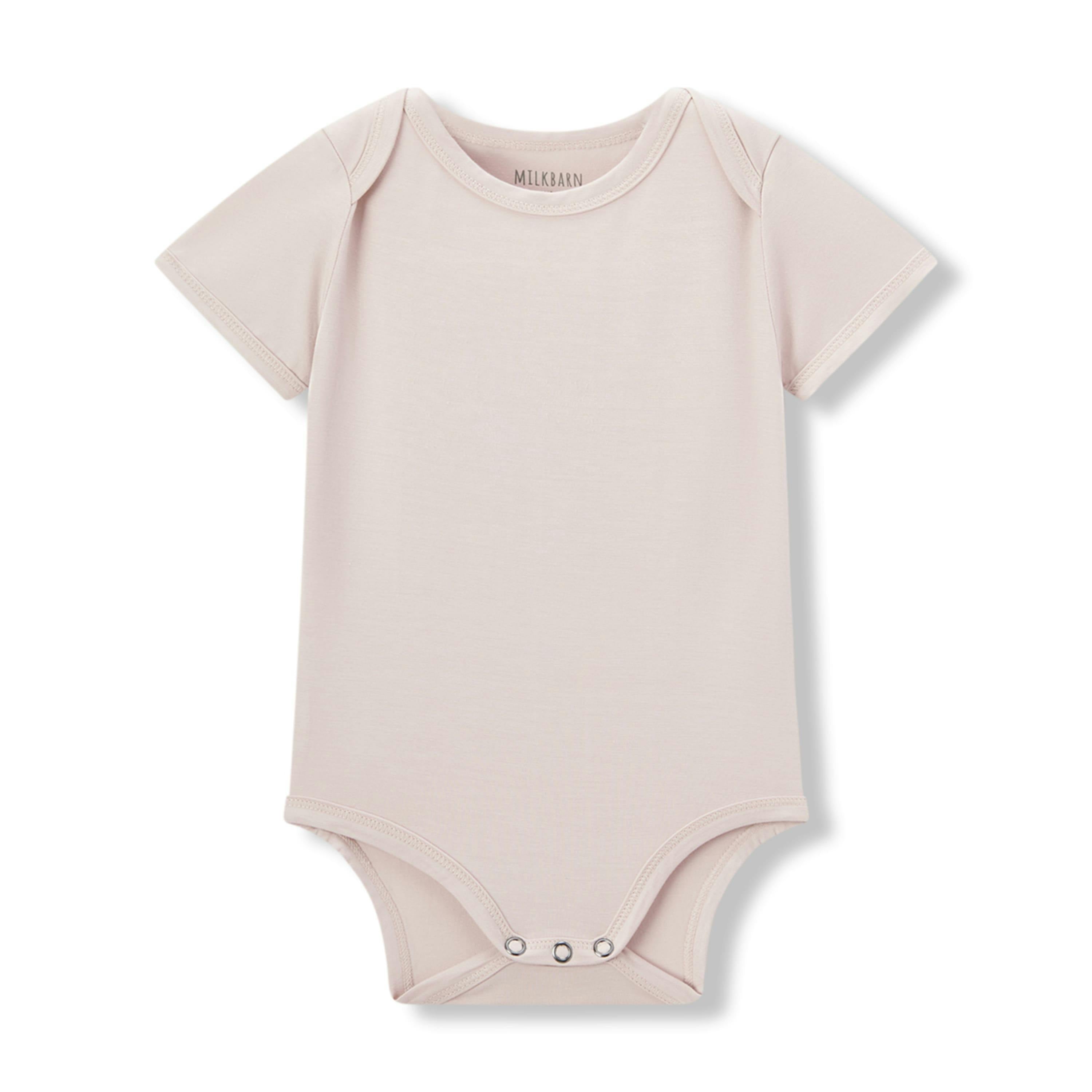 Sepia Rose Luxe Solid Short Sleeve One Piece