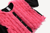 TOULA TIERED RUFFLE BLOUSE
