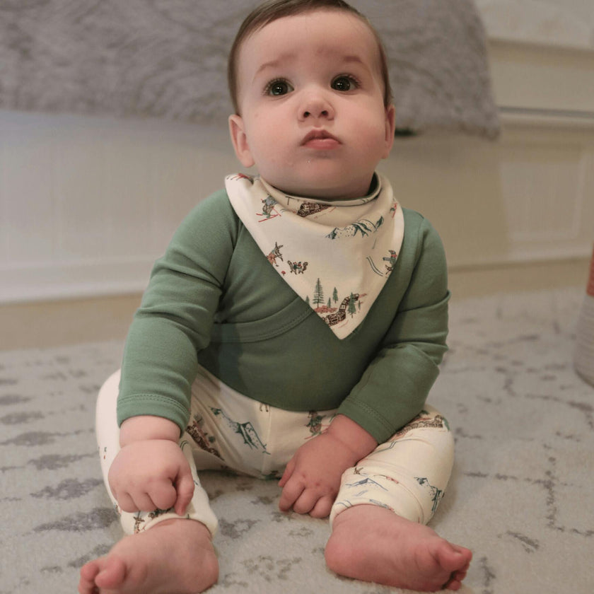 long bodysuit | Basil Green