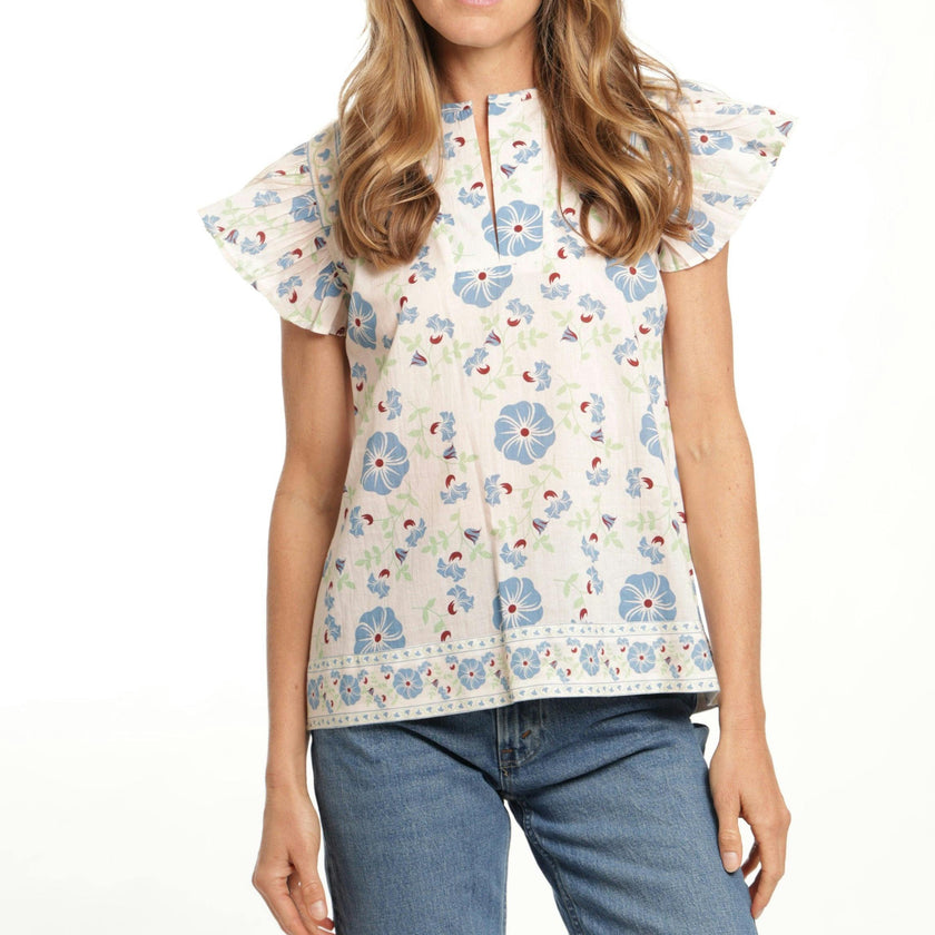 Marion Top - Pastel Cream
