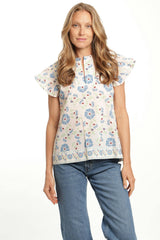 Marion Top - Pastel Cream