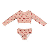 Girl's Crop Two-Piece Swimsuit