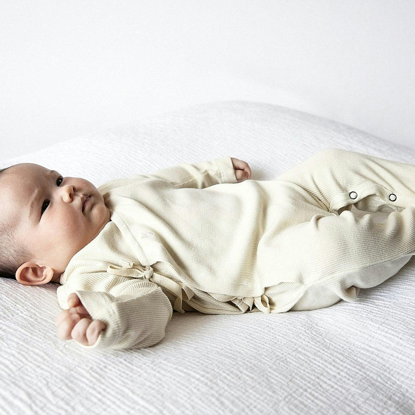 Rib Kimono Onesie