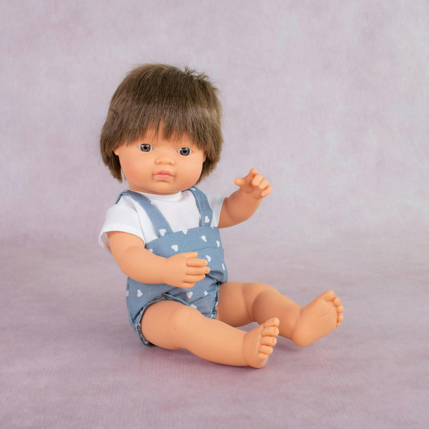 My Friends and Me Collection Baby Boy Doll with Brown Hair - 15"