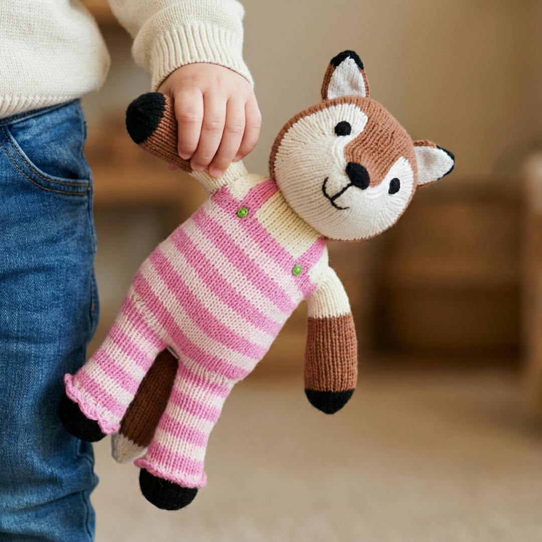Plush in Dungarees
