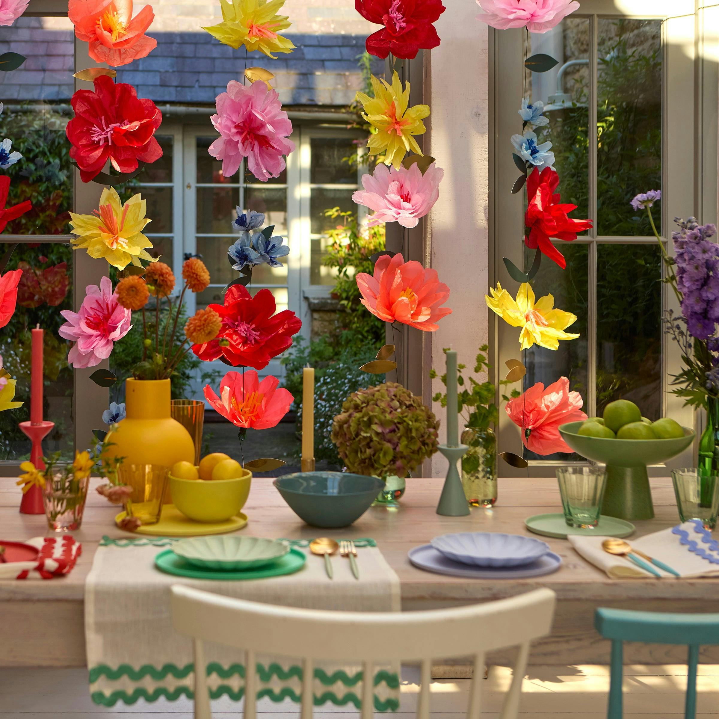 Bright Flower Wall