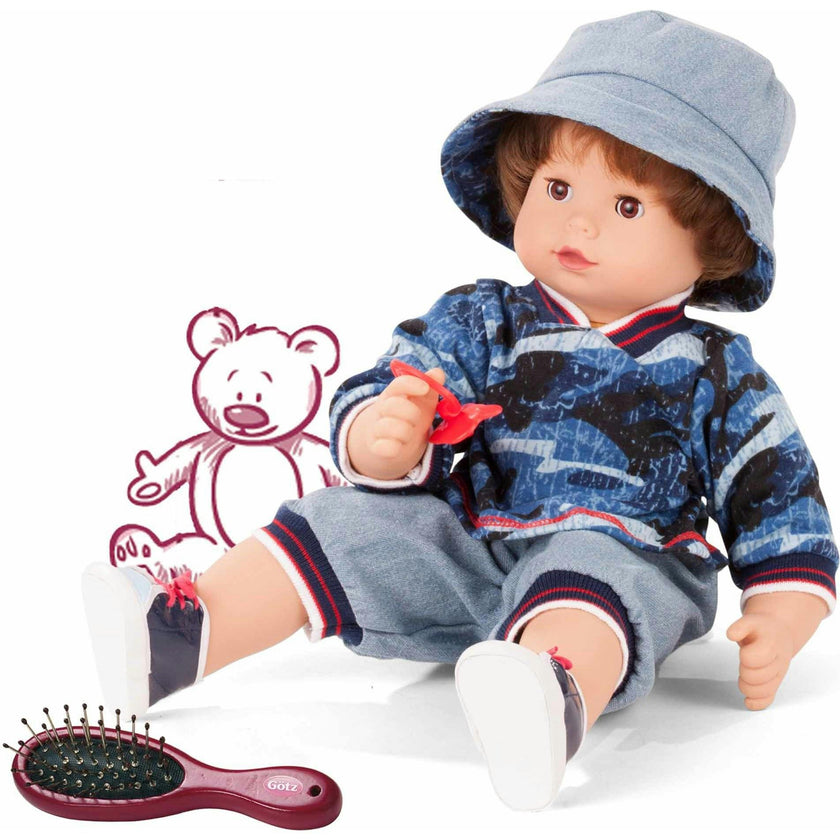 Maxy Muffin Fashionisto 16.5" Boy Baby Doll with Soft Body