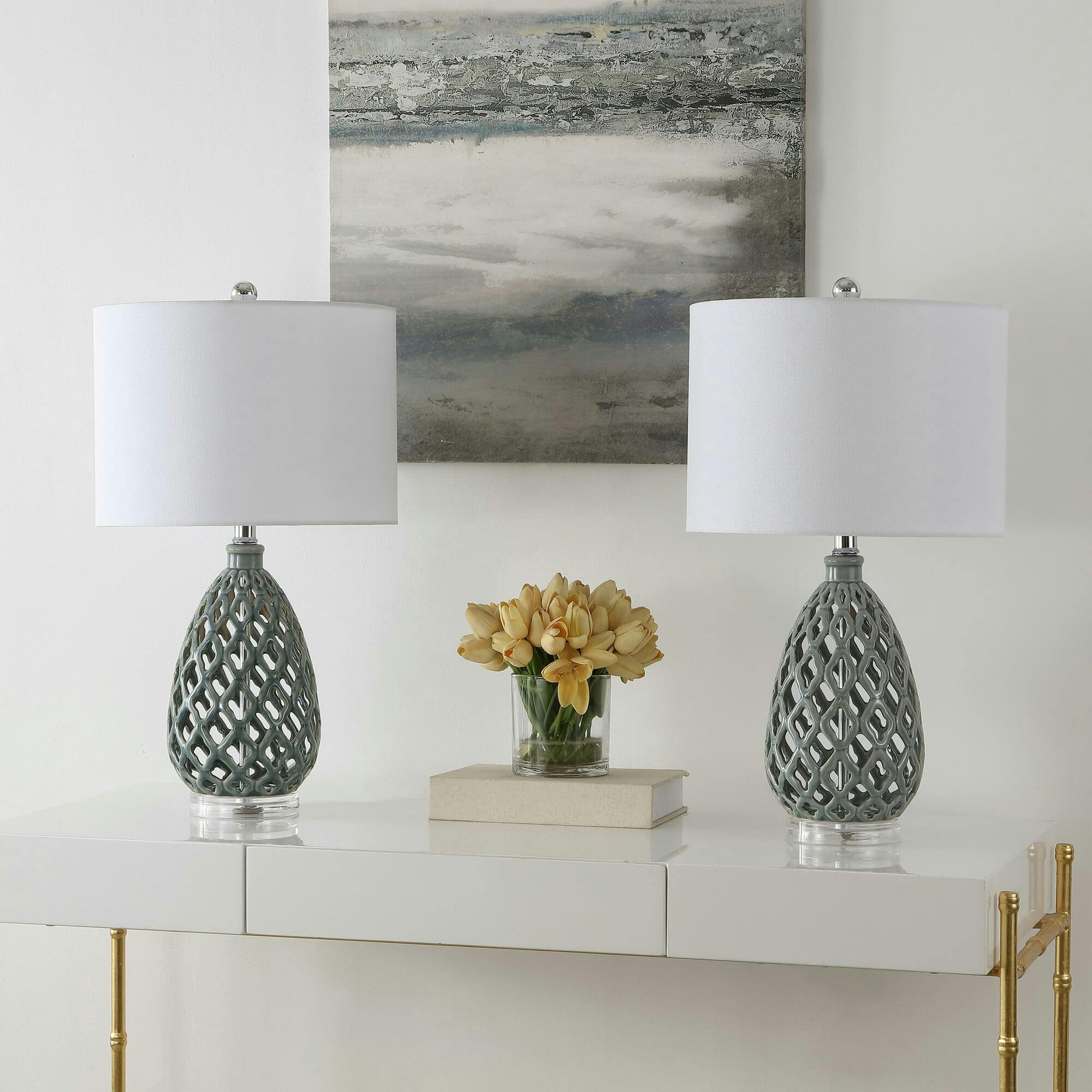 Quin Table Lamps with USB Port