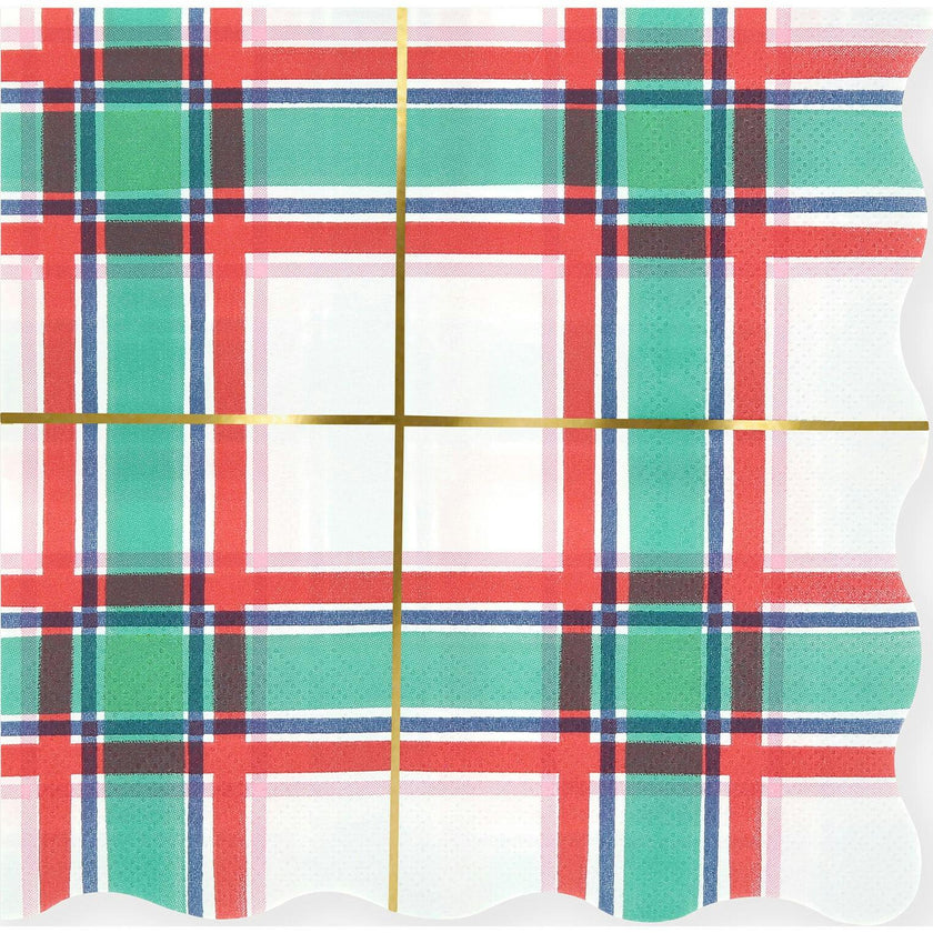Plaid Large Napkins