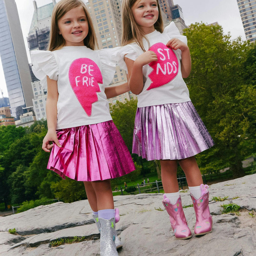 Best Friends Ruffle Sleeve T-Shirts