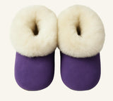 Alpaca Fur Baby and Kids Booties Slippers in Golden Honey