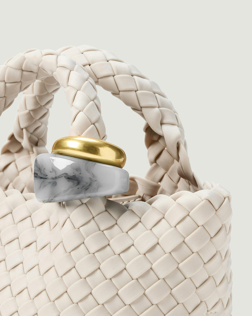 St. Barths Petit Tote Beads | Linen