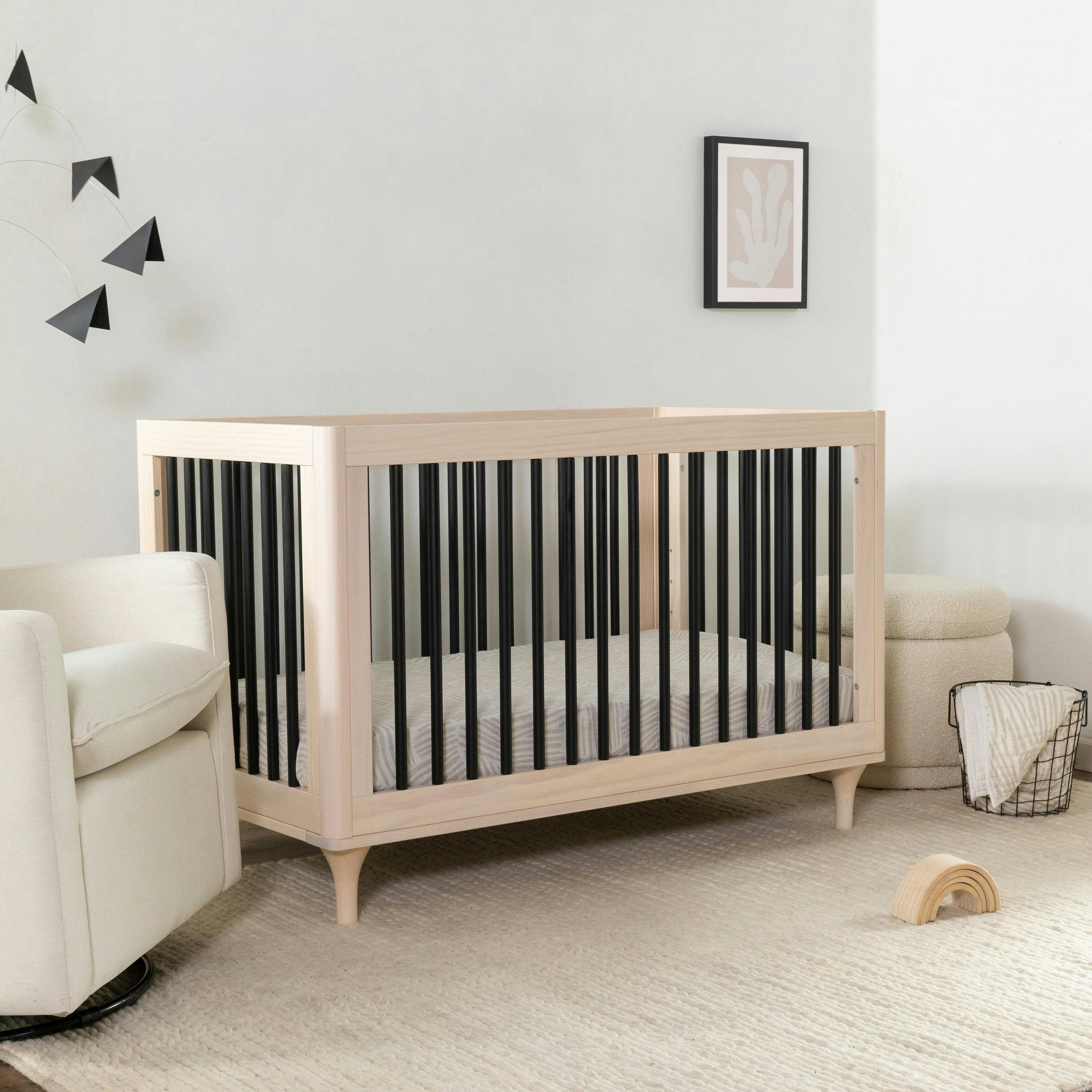 Babyletto Lolly 3-in-1 Convertible Crib with Toddler Bed Conversion Kit