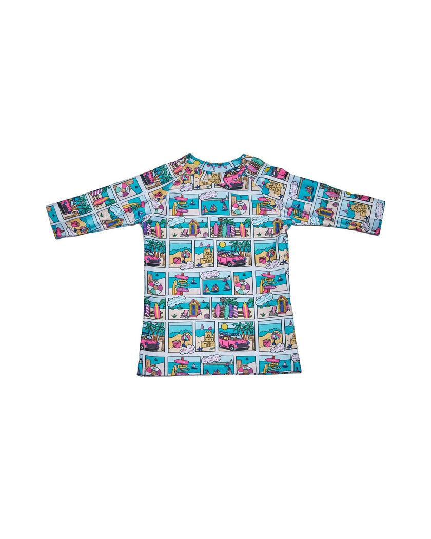 Boys Short Sleeve Rashie UPF 50+ – Bondi