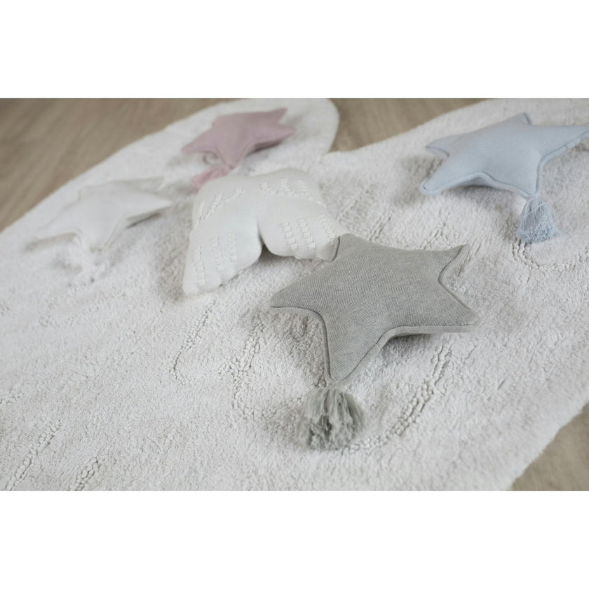 Knitted Twinkle Star Cushion