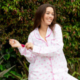 Women's Palm Tree Shirt & PJ Pant Set