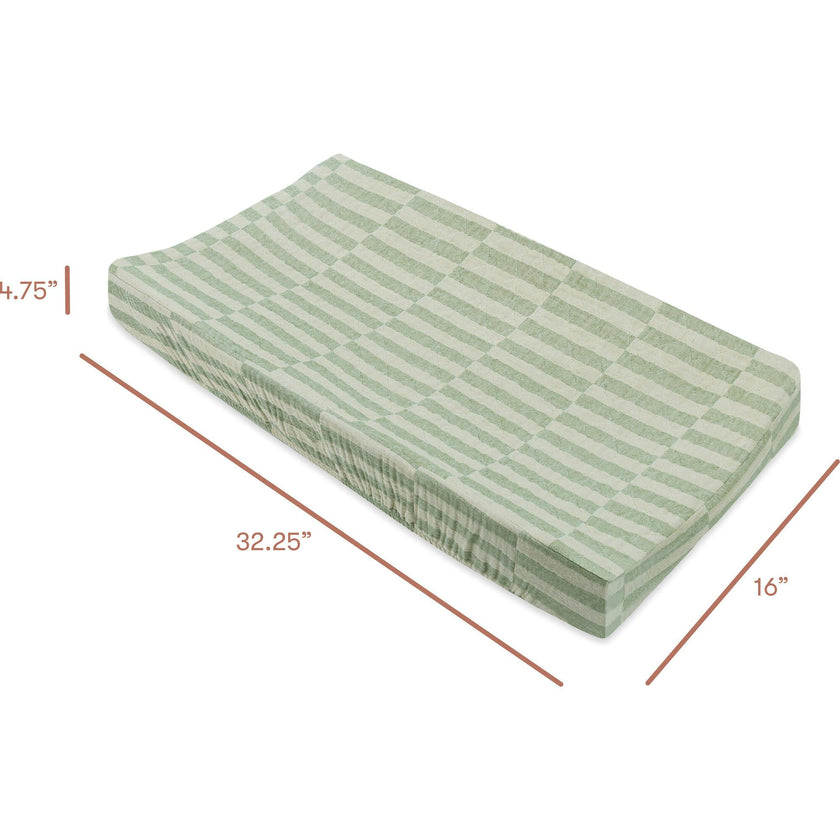 Quilted GOTS Certified Organic Muslin Cotton Changing Pad Cover