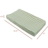 Quilted GOTS Certified Organic Muslin Cotton Changing Pad Cover