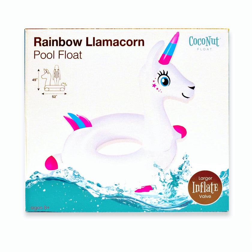 Rainbow Llamacorn Pool Float