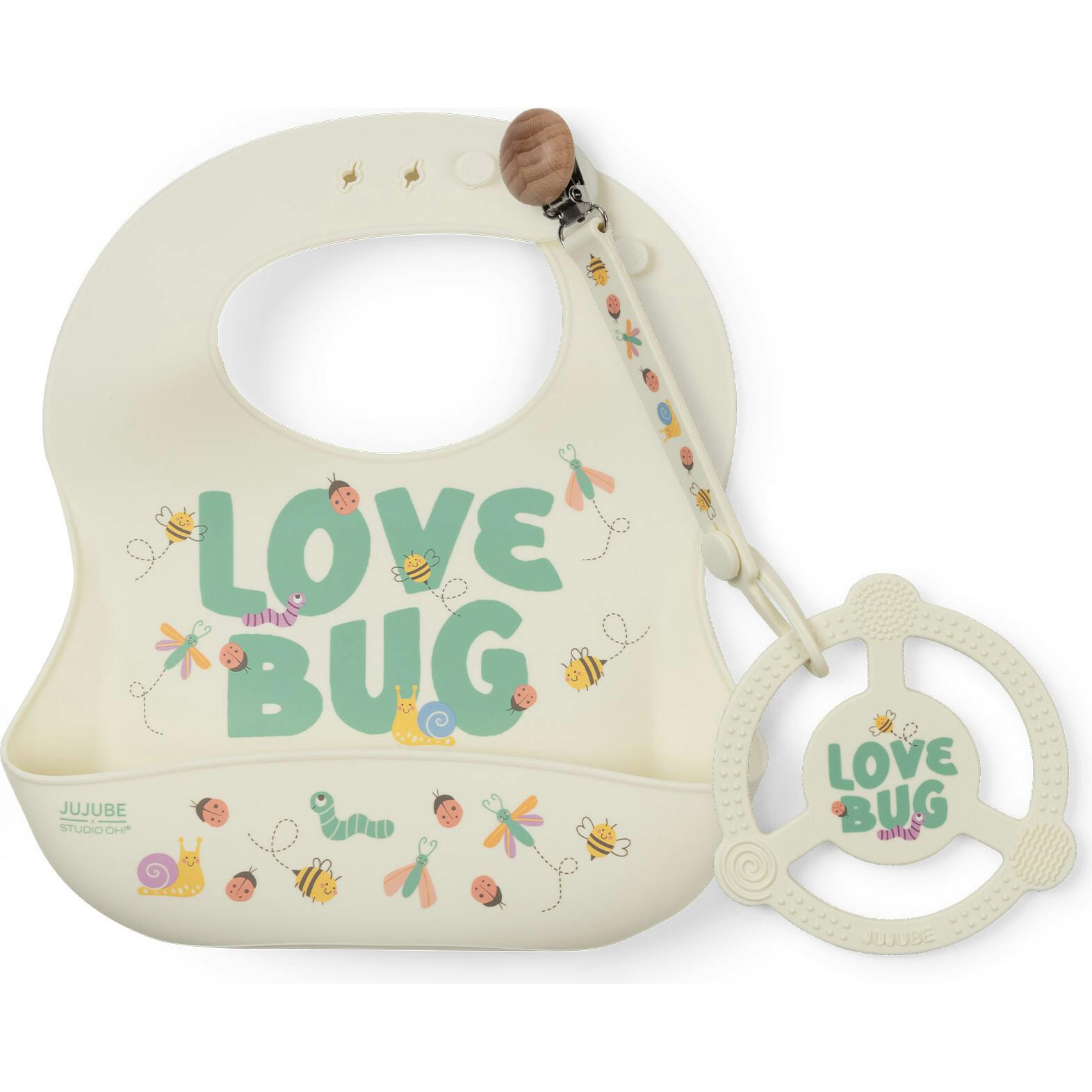 Bib and Teether Baby Bundle