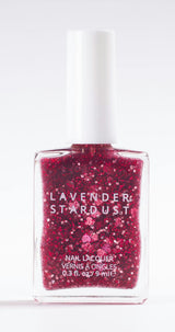 Cherry Hearts Glitter Nail Topper