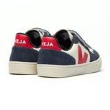 VEJA V-10 Chromefree Leather Sneakers - Nautical