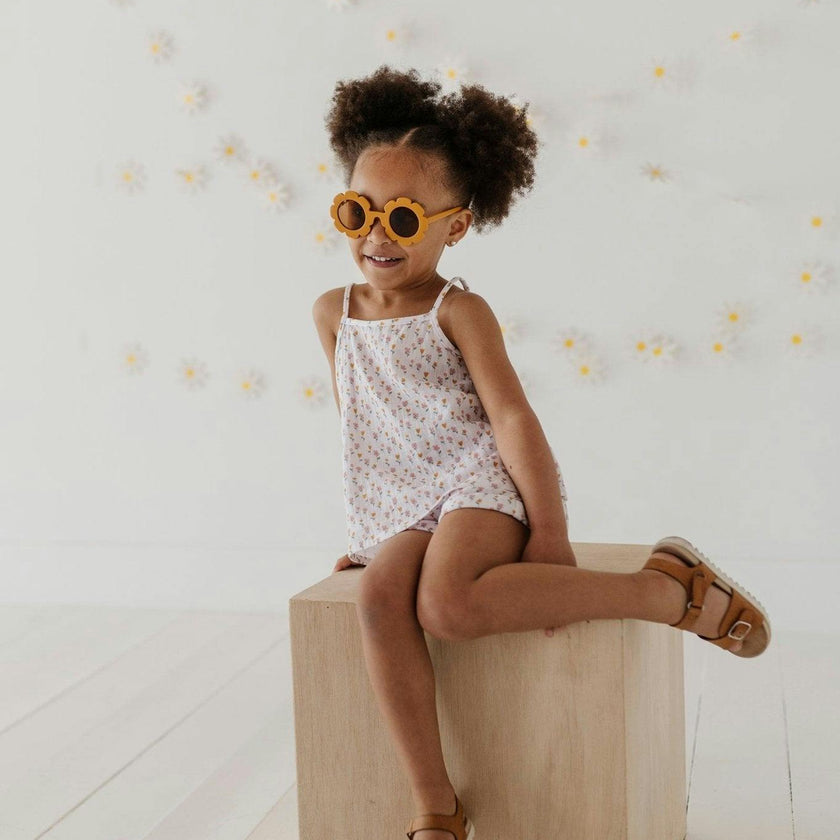 Girl's Gauze Tank & Short Set