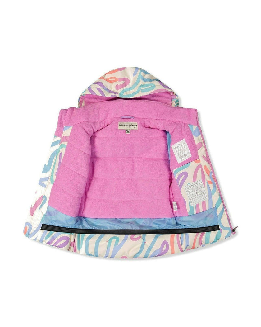 Two Piece Discover Snowsuit Multicolored Line Print