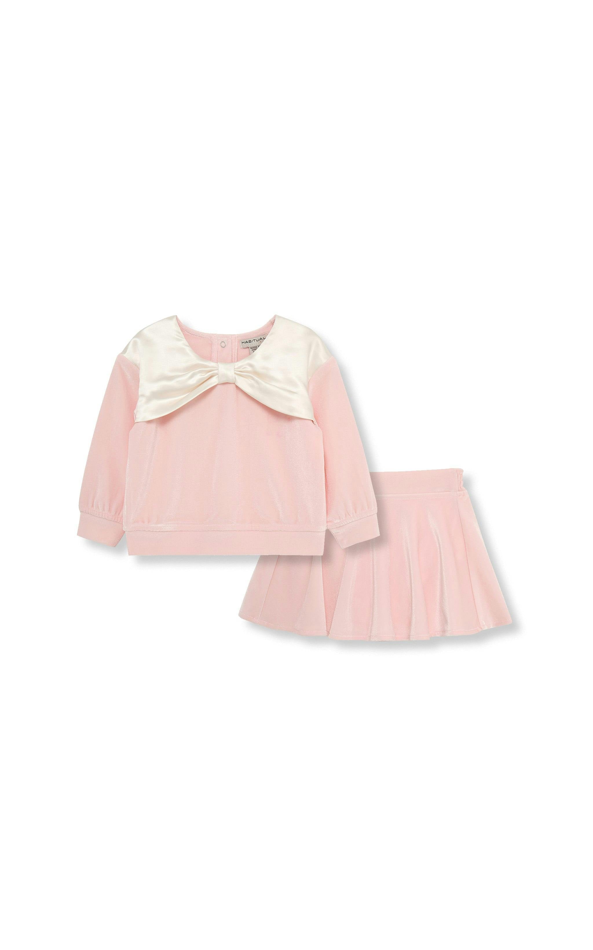 Bow Collar Skort Set (12-24M)