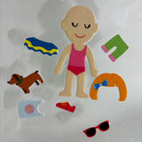 Bath Time: Book & Stickers - Dress Up
