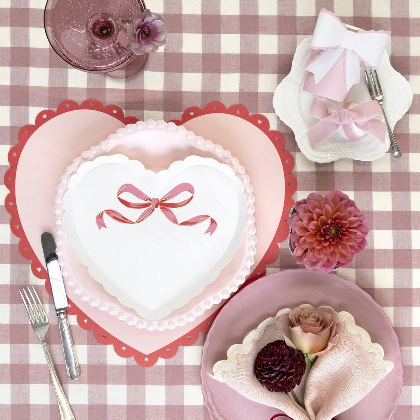 Red & Pink Velvet Bow Surprise Balls