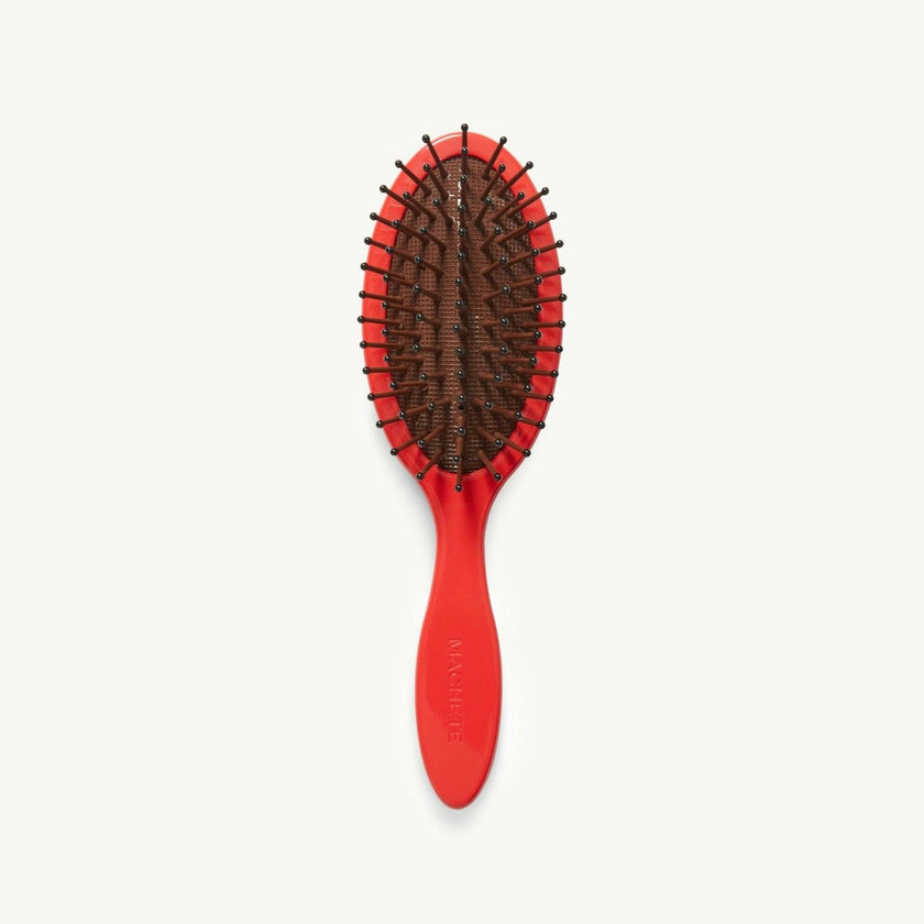 Travel Detangling Hair Brush in Ruby