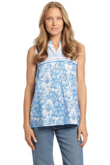 Elena Blouse in Baby Blue