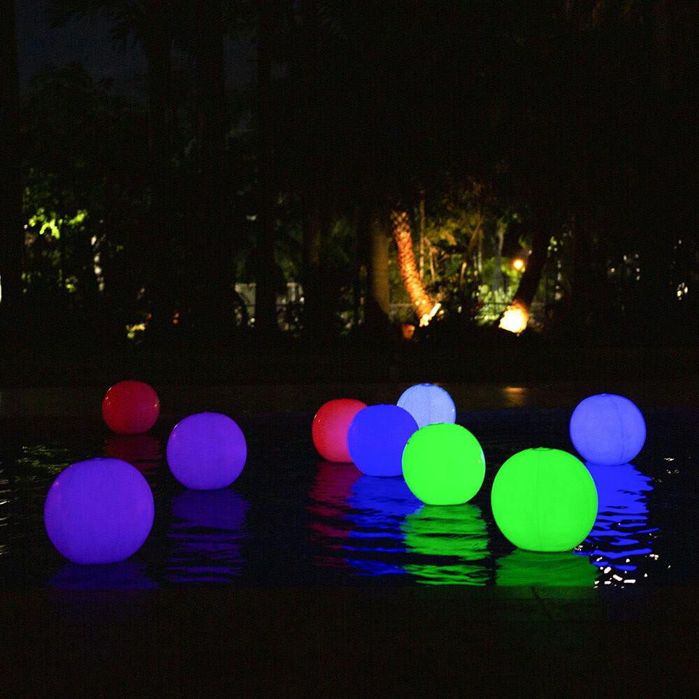 Illuminated LED Jumbo Beach Ball 13.75