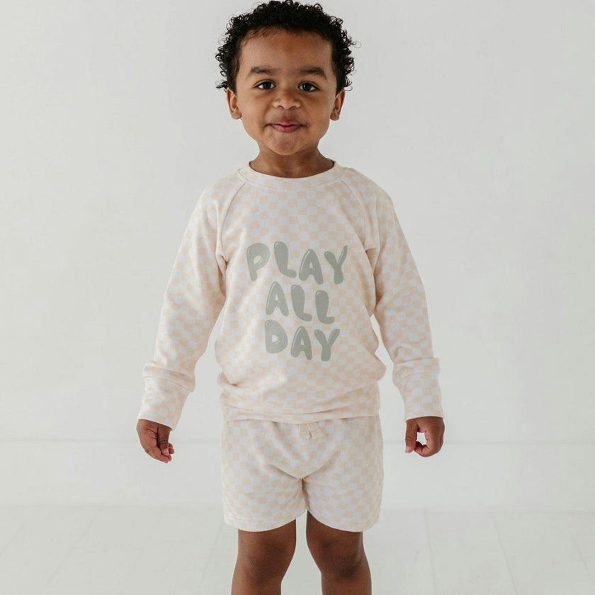 Boys Raglan Sweatshirt in Play All Day
