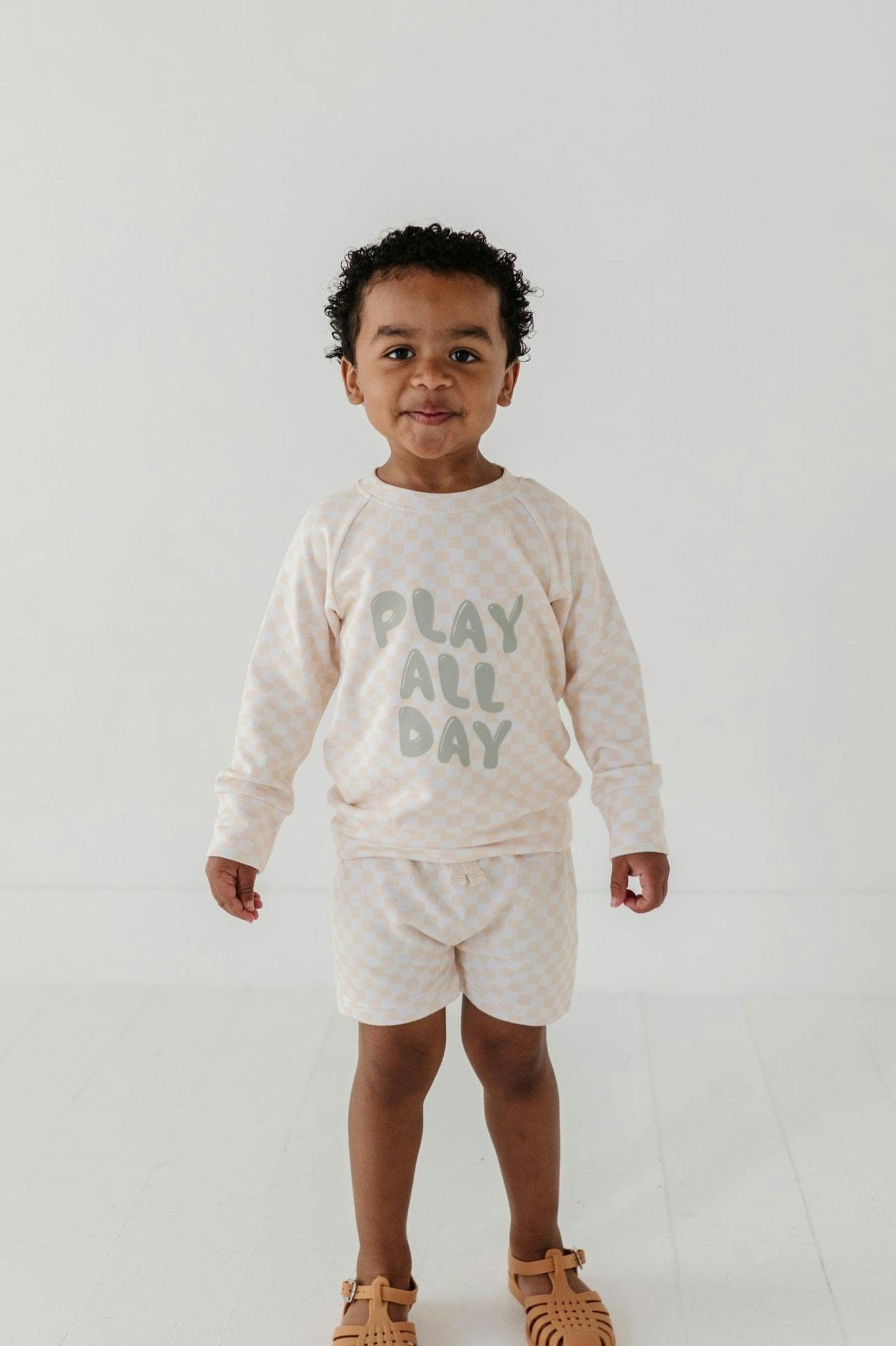 Boys Raglan Sweatshirt in Play All Day