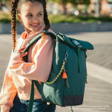 Ari Rolltop Backpack Set | Rowan Bag Charm