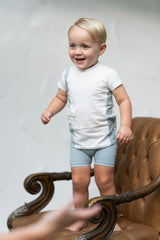 Colorblock Pocket Unisex Short Set