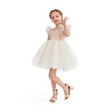 Pink Oaklyn Sequin Tulle Occasion Dress