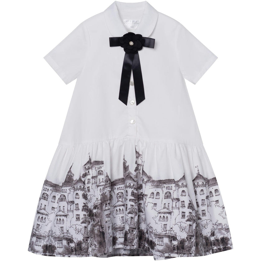 Isabella (white/prints)