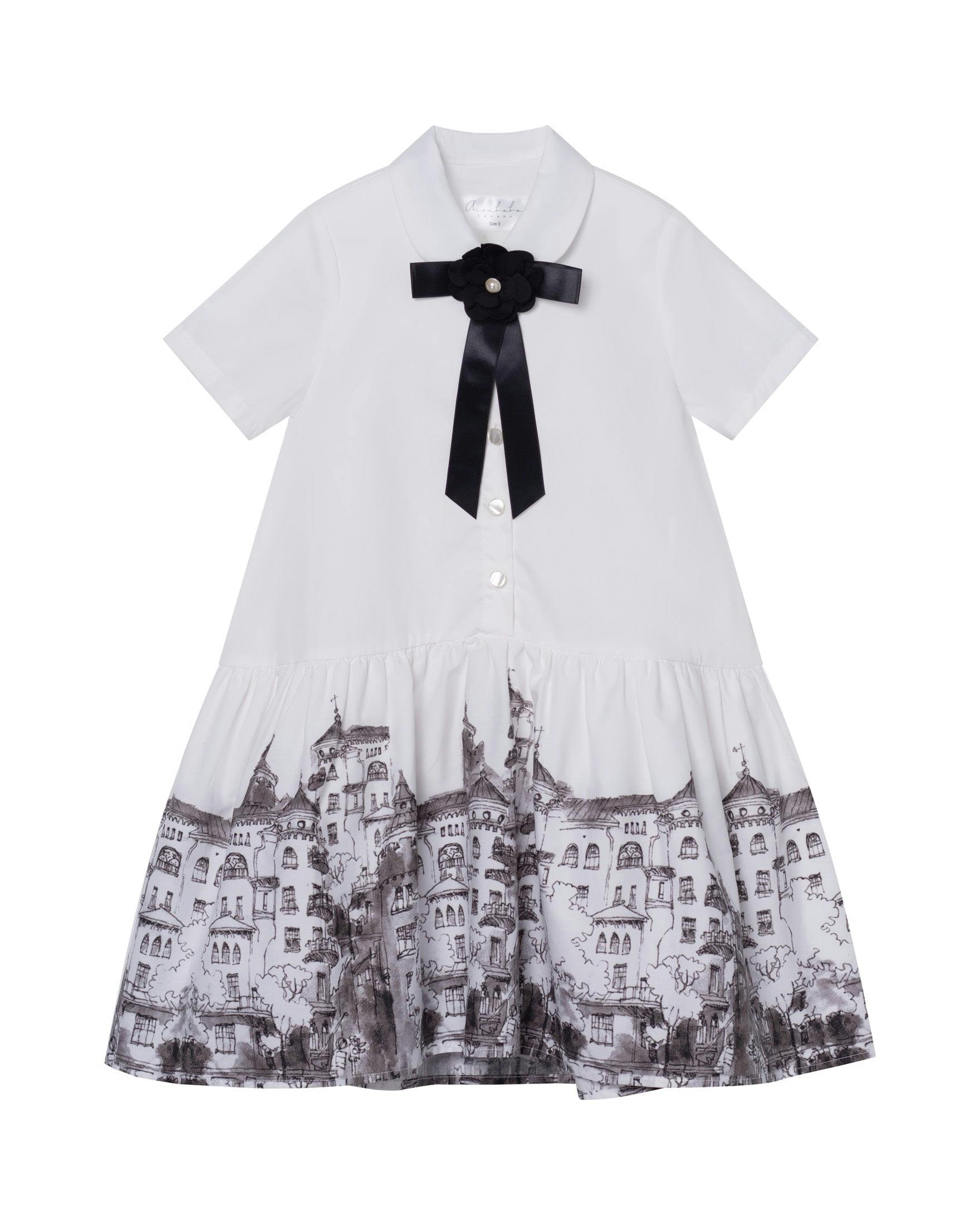 Isabella (white/prints)