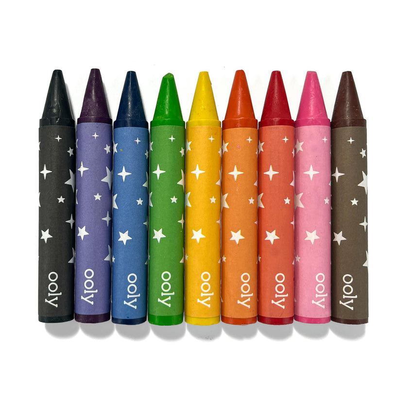 Carry Along! Coloring Book and Crayon Set - Unicorn Pals - Set of 9 Crayons